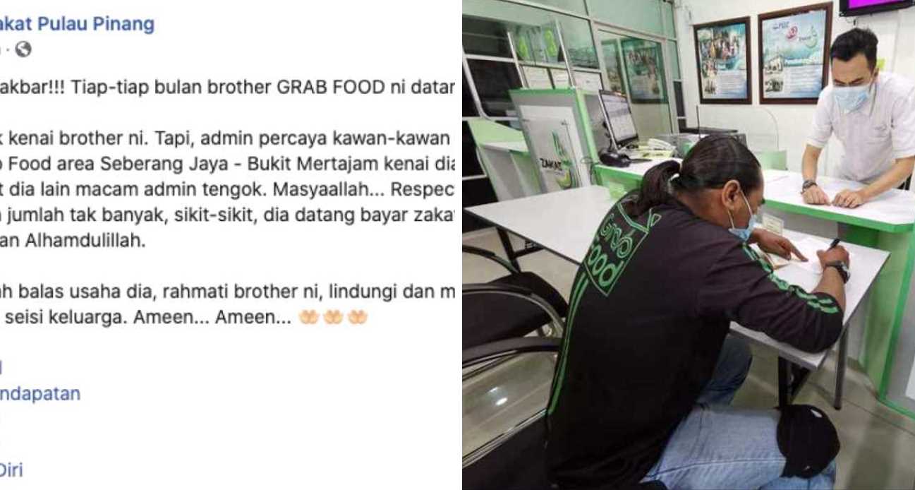 'Runner' Grabfood Tak Miss Langsung Bayar Zakat Pendapatan ...